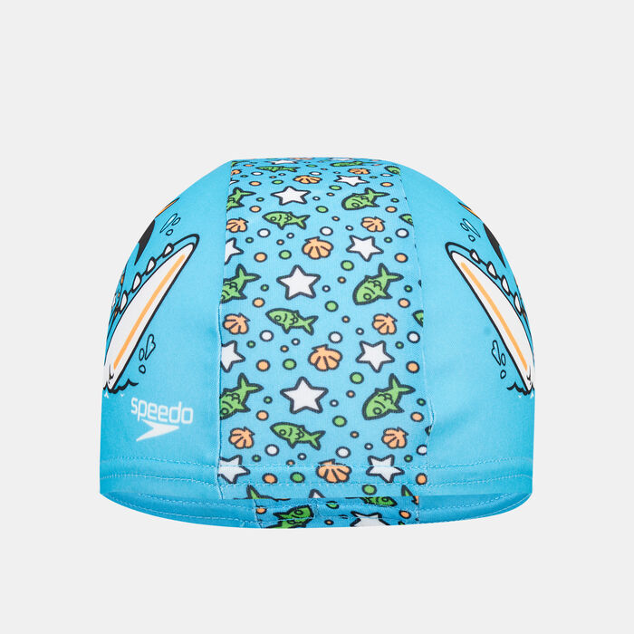 Kids' Learn to Swim Printed Swimming Cap Kids' Learn to Swim Printed Swimming Cap image number 0