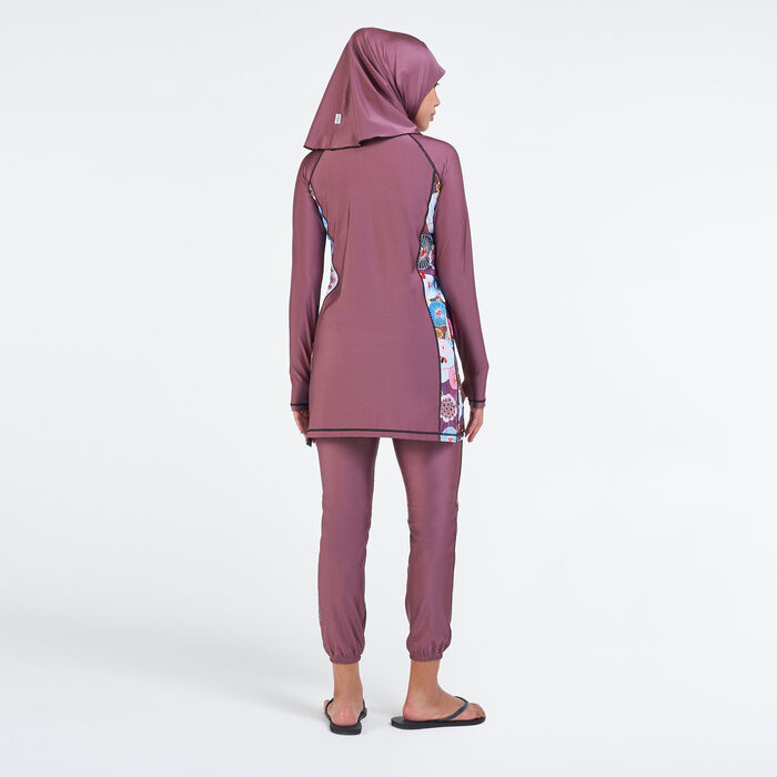 بدلة السباحة الكاملة (مايوه شرعي) 3 قطع للنساء image number 1