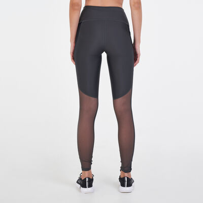 بنطال ليقنز UA بروجيكت روك هيت-جير نو-سليب ويستباند للنساء