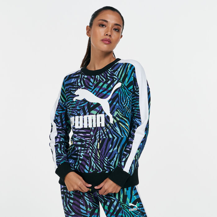 سويت شيرت كلاسيكس جرافيك للنساء image number 0