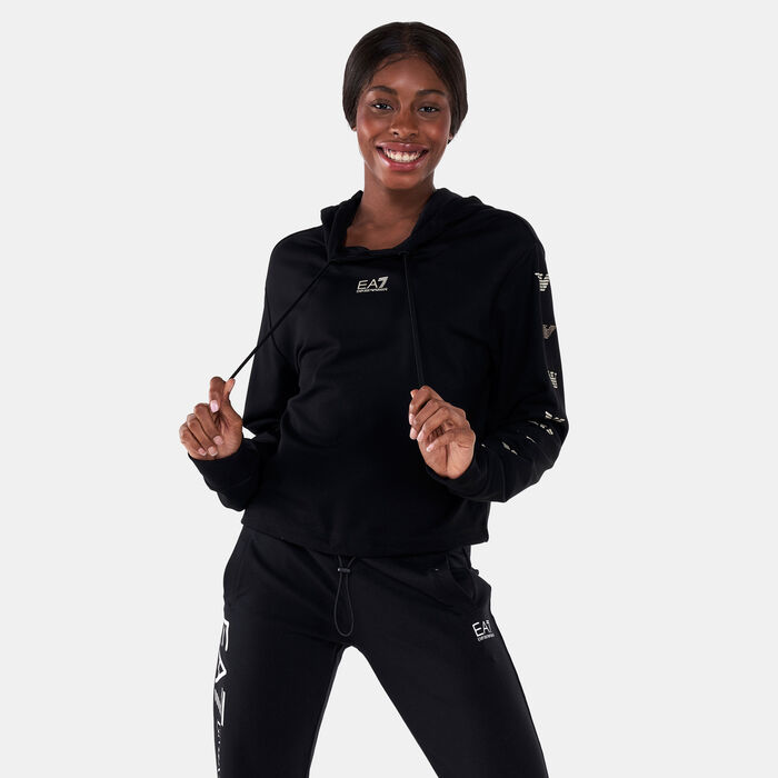 سويت شيرت ترين لوجو سيريز كروب للنساء image number 0