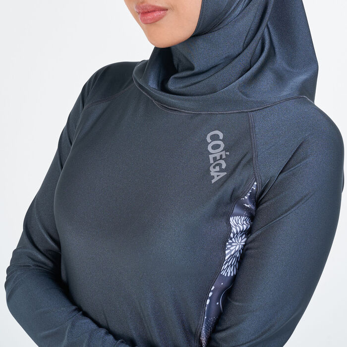 بدلة السباحة الكاملة (مايوه شرعي) 3 قطع للنساء image number 3