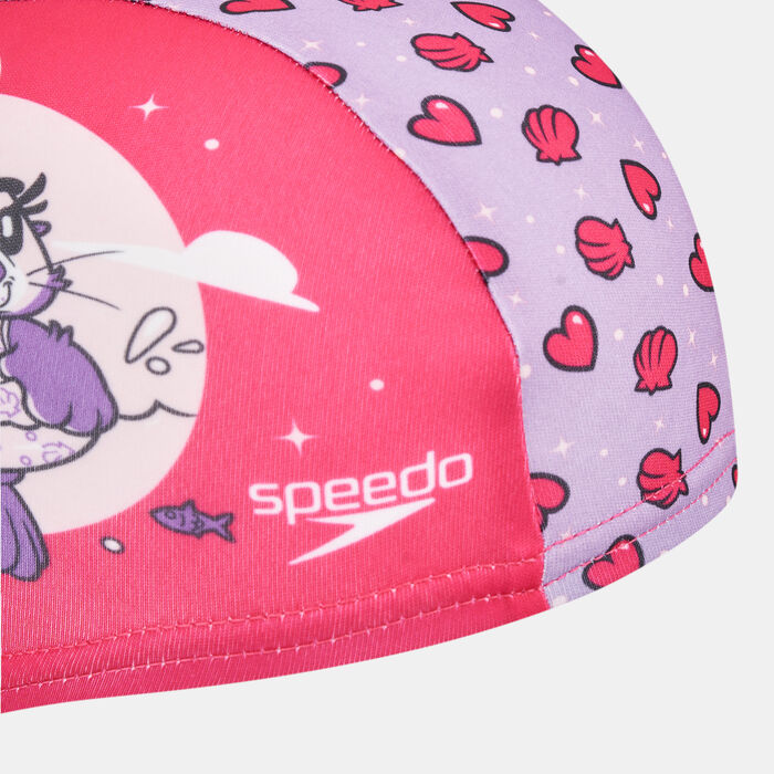 Kids' Learn to Swim Printed Swimming Cap Kids' Learn to Swim Printed Swimming Cap image number 2