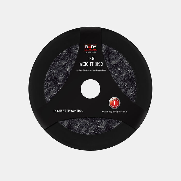 لوحة وزن مطاطية (1 كلغ) image number 0