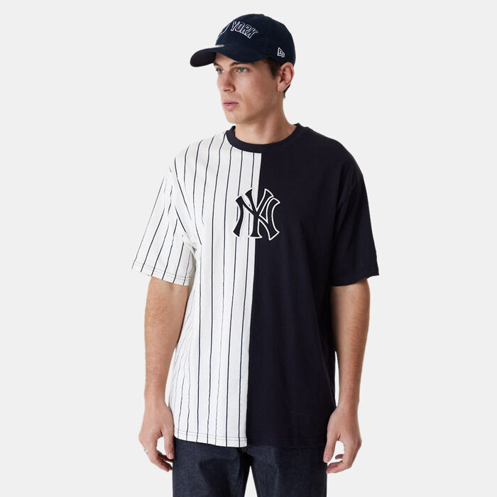 تيشيرت MLB هاف سترايبد اوفرسايزد نيو يورك يانكيز للرجال تيشيرت MLB هاف سترايبد اوفرسايزد نيو يورك يانكيز للرجال image number 0