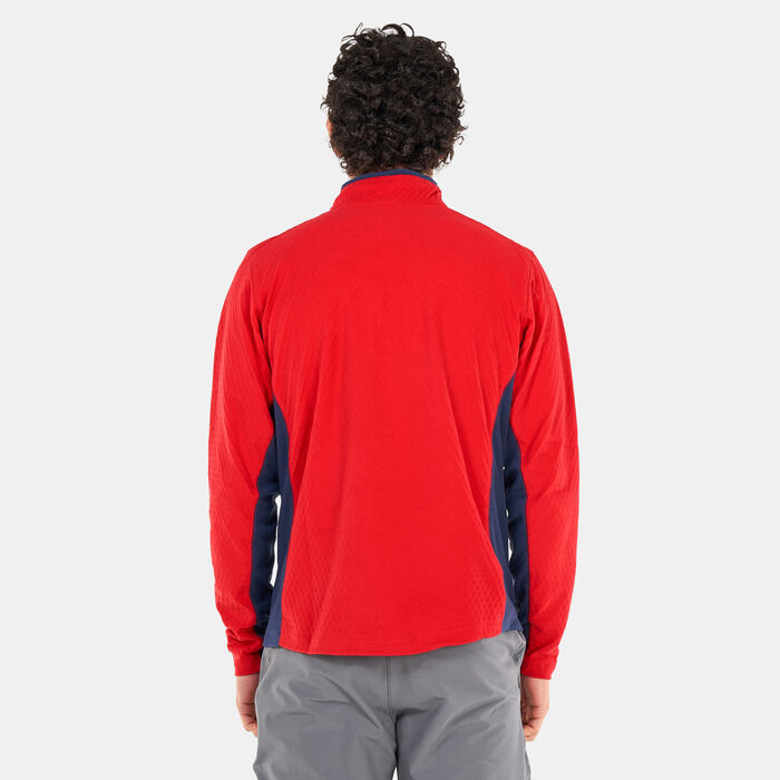 سويتشيرت اوفرلوك باس بنصف سحاب للرجال image number 1