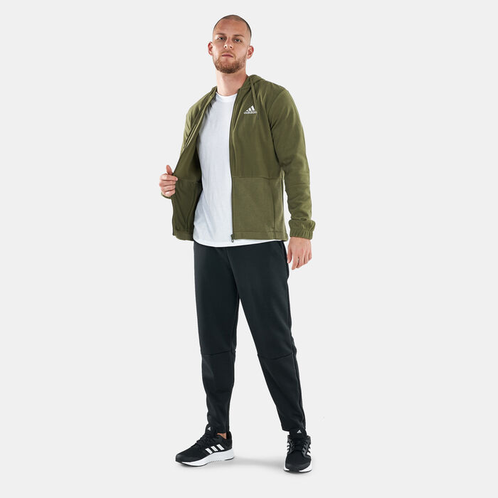 هودي اسينشالز بولار فليس جيانت لوجو بسحاب كامل للرجال image number 2