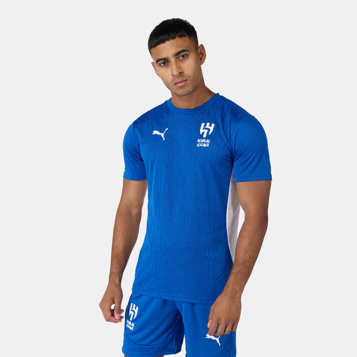 تيشيرت تمرين كرة القدم الهلال للرجال تيشيرت تمرين كرة القدم الهلال للرجال image number 0