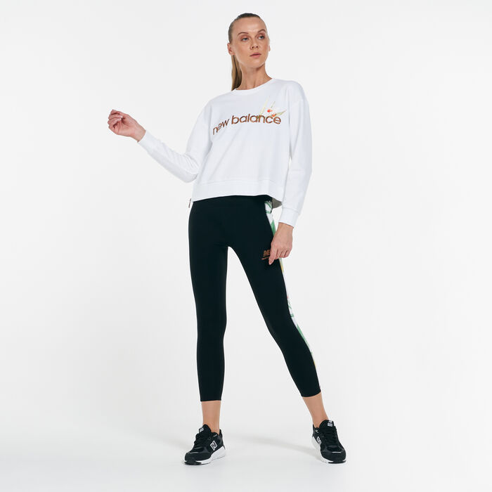 سويت شيرت اسينشالز بوتانيكال كرو للنساء image number 2