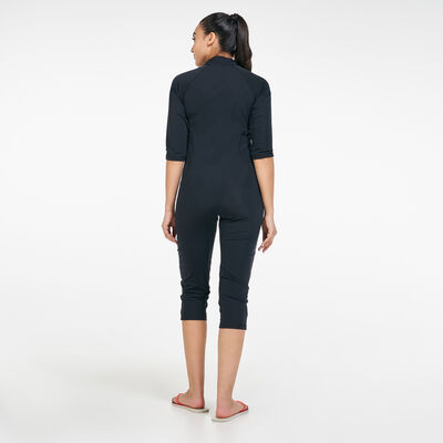 بدلة سباحة قطعة واحدة 3/4 سليمكيني للنساء