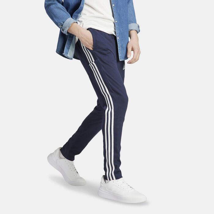 بنطال اسينشالز سنجل جيرسي تيبرد 3-سترايبس للرجال بنطال اسينشالز سنجل جيرسي تيبرد 3-سترايبس للرجال image number 2