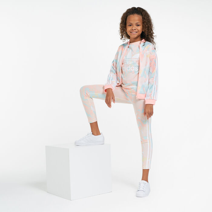 بنطال ليقنز بطبعة ماربل للاطفال image number 2