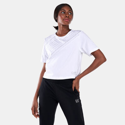 تيشيرت ترين لوجو سيريز كروب للنساء