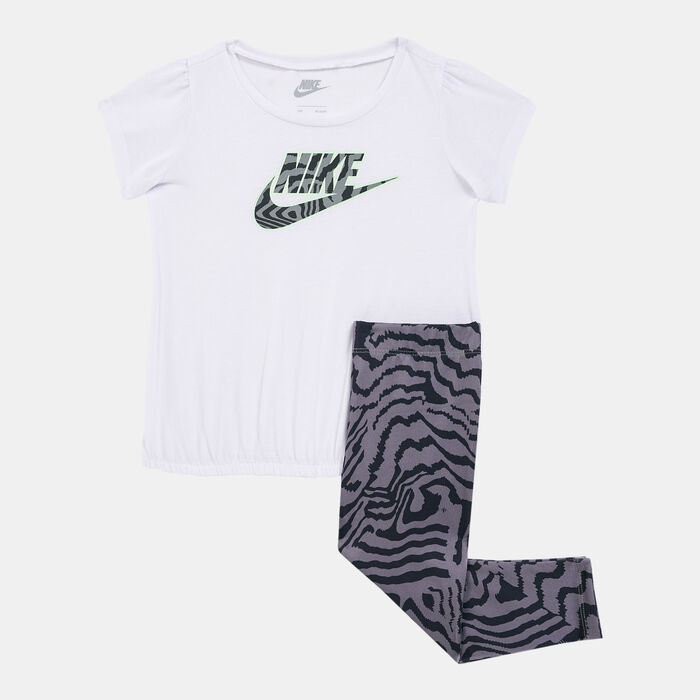 طقم تيشيرت وليقنز بطبعات للاطفال الرضع image number 0