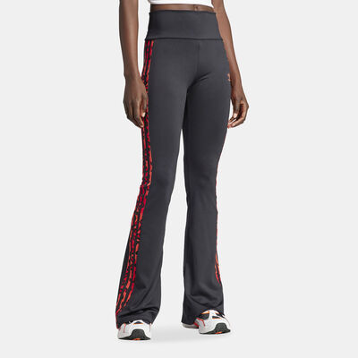 بنطال ليوبارد لوكس 3-سترايبس انفيل فليرد للنساء