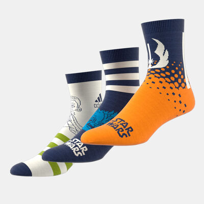 جوارب ستار وورز يانغ جيداي كرو للاطفال (3 أزواج)