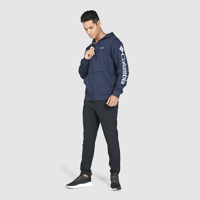 هودي لوجو فليس بسحاب للرجال image number 2