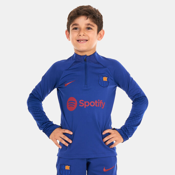 تيشيرت برشلونة FC دراي-فت سترايك دريل بربع سحاب للاطفال تيشيرت برشلونة FC دراي-فت سترايك دريل بربع سحاب للاطفال image number 0
