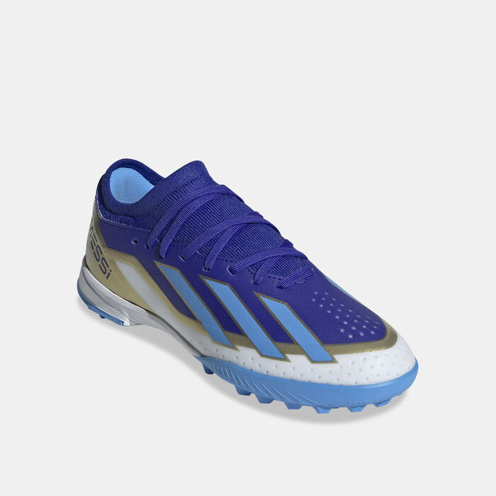 حذاء كرة القدم X كريزي-فاست ميسي ليج لملاعب العشب الصناعي للاطفال image number 1