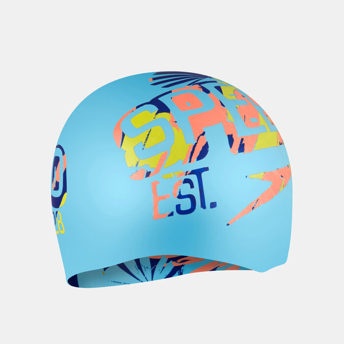 قبعة السباحة ريفرسابل سلوجان للاطفال image number 0