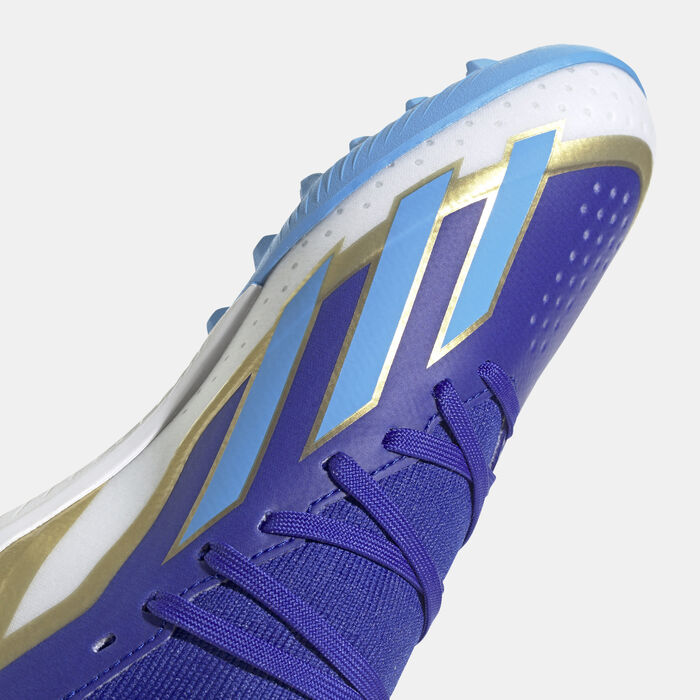 حذاء كرة القدم X كريزي-فاست ميسي ليج لملاعب العشب الصناعي للاطفال image number 4